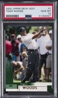 2002 UPPER DECK GOLF #1 TIGER WOODS ROOKIE RC PSA 10