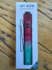 Olight i3T EOS Limited Edition Birthday Exclusive Red  Green Chameleon 