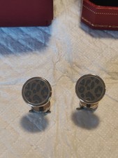Cartier Sitting Panthere Silver Cufflinks Great Groomsman Gift 100 Authentic