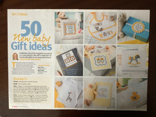 Mini New Baby Themed Cross Stitch Charts x 50 *from a magazine*
