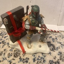 Product Image: Boba Fett Mache 8" Scale Christmas Statue STAR WARS Kurt S. Adler Decor