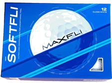 2025 Maxfli SoftFli Golf Balls 1 dozen - Gloss White NIB