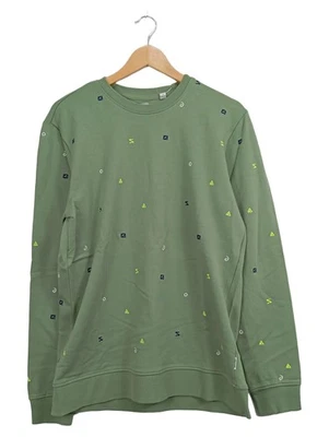 ONLY & SONS Pull Homme Vert Motif Brodé Casual - Photo 1/4