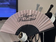 Agent Provocateur Pink Hand Fan RARE Brand New Sealed