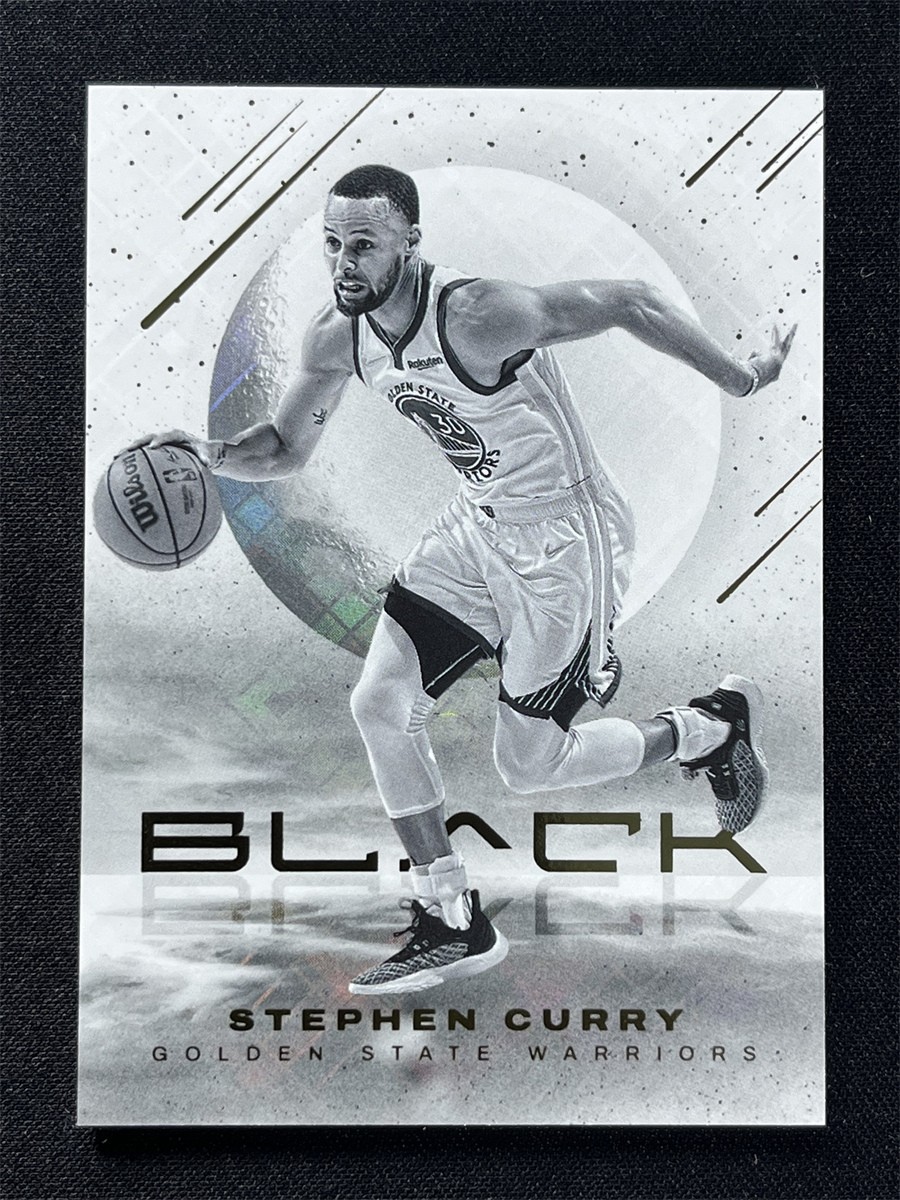 2021-22 Panini Black Stephen Curry #3 White Night Case Hit SSP Warriors