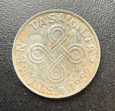 FINLAND 1952 ''IRON'' 5 MARKKAA KM#37 (0264)