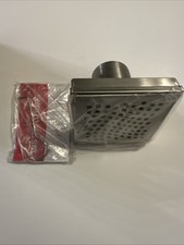 Oatey Designline 4"x 4" Stainless Steel Square Shower Drain w/ Wave Drain Cover