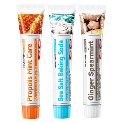 3Pcs Multi-effect Toothpaste Deep Cleaning 100g/pc For Oral Dental Health