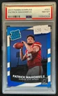 2017 Donruss Patrick Mahomes II Rated Rookie #327 Chiefs PSA 8