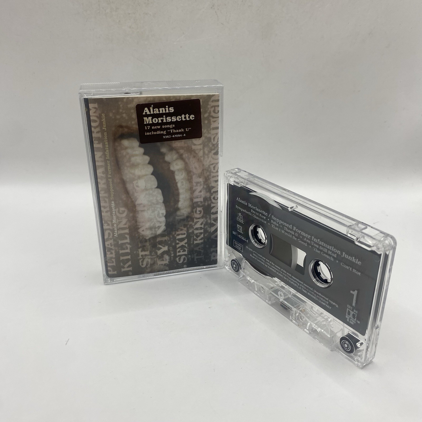 Alanis Morissette Supposed Former Infatuation Junkie Cassette Tape