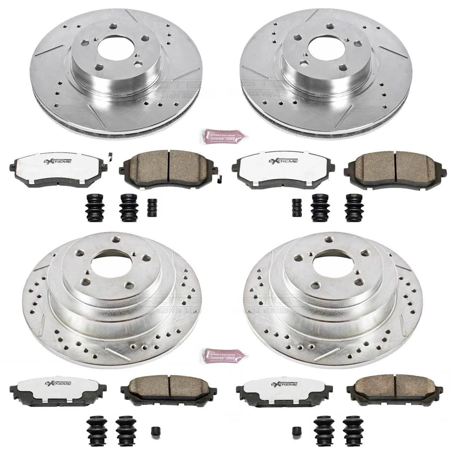 Power Stop K1127-26 Street Warrior Z26 Brake Pad & Rotor Kit