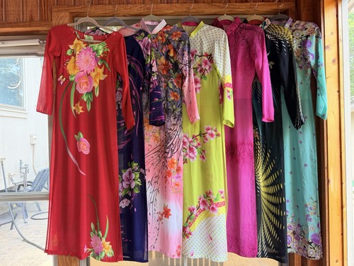 ALL 6 ao dai for $120 Handmade Vietnamese traditional Ao Dai