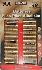 Kirkland Signature AA Alkaline Batteries 1.5V 48 Pack - Long Life -B6 0.29 per battery