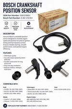 Crankshaft Position Sensor 0 261 210 051 Merc...
