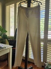 Tommy Hilfiger Ivory Size 12 Classic Pants/ Trousers, Lined