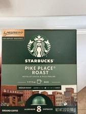 Starbucks Pike Place Roast Nespresso Vertuo 8 Pack New In Box