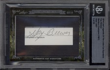 2014 Leaf Gay Brewer Legends of the Links Cut Signature Auto /20
