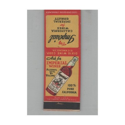 Matchbook Cover LaSalle Wines and Champagne Farmington MI