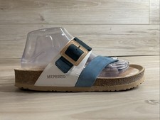 Mephisto Madeline Sea Blue Slide Sandal Women...