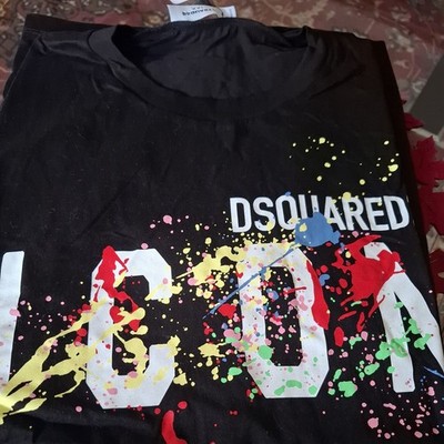 t shirt dsquared2  nero