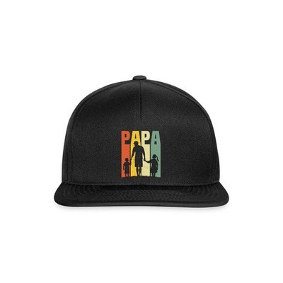 Papa Und Kinder Retrostyle Snapback Cap