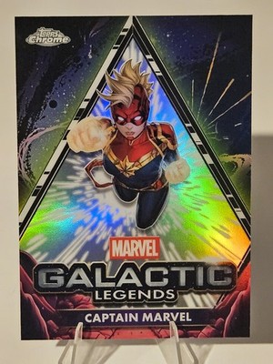 2025 Topps Chrome Galactic Legends #GL-9 Captain Marvel