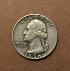 1956-D 90% SILVER Washington Quarter
