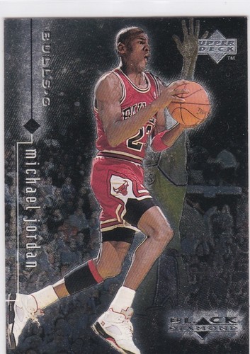 MICHAEL JORDAN Chicago Bulls NBA Basketball Card 1999 Upper Deck BLACK DIAMOND