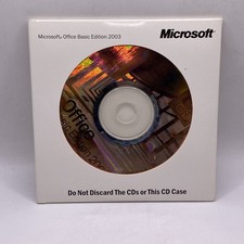 Microsoft Office Basic Edition 2003/CD With Activation Code/Key