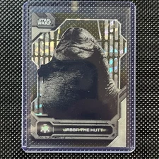 2024 Topps Star Wars High Tek Jabba The Hutt Gold /50 Black & White #BW-JH