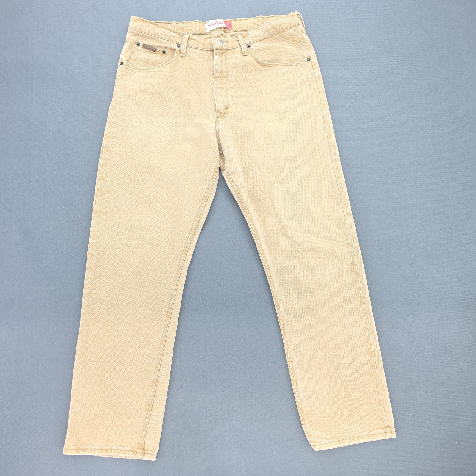 's Size 36x32 Tan Khaki Regular Fit Mgw20ki Denim Straight L