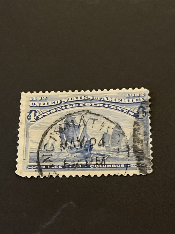 US #233 Used Columbian Stamp - Lot A-83934