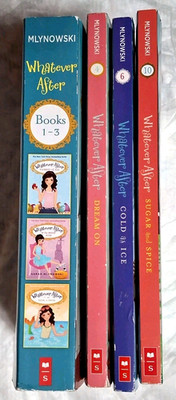Whatever After Book Lot of 6 By Sarah Mlynowski Chapter Books Set, 1,2,3,4,6,10