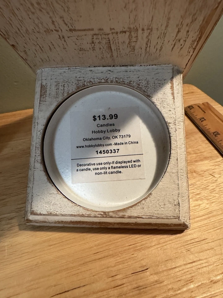 Wall Sconces Candle Holder Set of 2 Farmhouse Wooden Rustic Wall Decor - Image 4 of 4