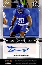2022 Leaf Draft Autographs FOOTBALL #BA-DK1 Darian Kinnard