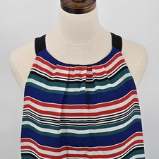 Zara Basic Striped Halter Sheath Mini Dress Size M