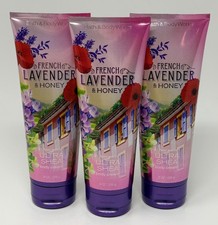 3 BATH BODY WORKS FRENCH LAVENDER HONEY ULTRA SHEA CREAM LOTION HTF RARE 8OZ