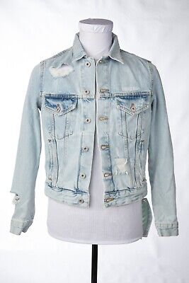 NWT OFF-WHITE C/O VIRGIL ABLOH Main Label Fringe Denim NWT OFF-WHITE C/O VIRGIL ABLOH Main Label Fringe Denim