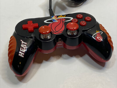 Miami Heat NBA Basketball Wired Controller - Madcatz Control Pad Pro PS1 or PS2