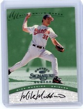 1997 Donruss Signature Series Millenium Marks Autograph Mike Mussina 384/1000