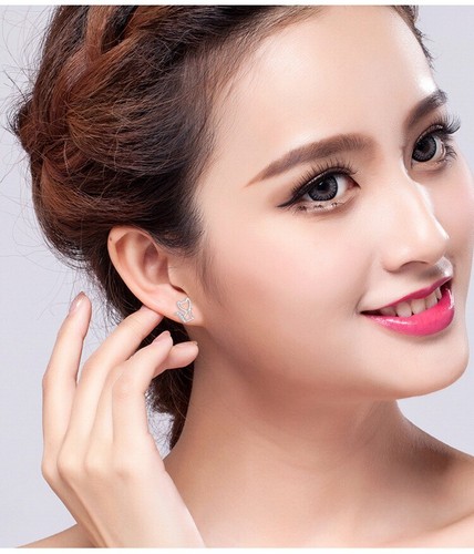 Stunning Cute Cat Stud Earrings 925 Sterling Silver Womens Girls Jewellery Uk - 第 6/8 張圖片