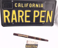 Vintage WAHL EVERSHARP Doric STENOGRAPHER Fountain Pen Celluloid 14K M nib NEW