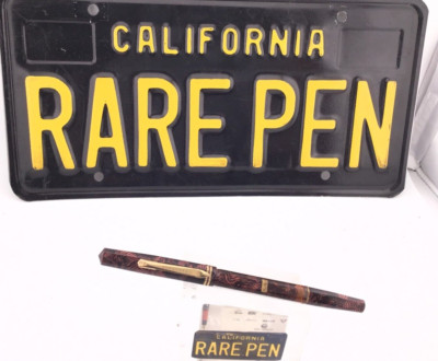 Vintage WAHL EVERSHARP Doric STENOGRAPHER Fountain Pen Celluloid 14K M nib NEW