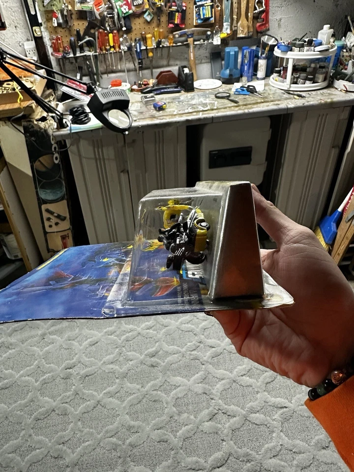 RARO Micro Machines Mighty Morphin Power Rangers Yellow Ranger 1994 raro mal embalaje Foto 2 de 4