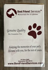 Best Friend Services Metal Pet Urn Kennedy Legacy Size X Large Color Brass/Raku