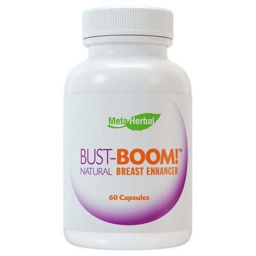 Bust Boom Breast Enhancement Pills Female Enhanchtment Clears Acne Helps PMS - Picture 1 of 11