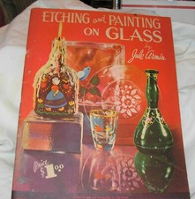 WALTER FOSTER ART BOOK RARE OLD 1940'S  --ETCHING  PAINTING ON GLASS RARE