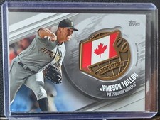 2020 Topps Jameson Taillon Global Game Medallion - Canada - #GGM-JT Pittsburgh