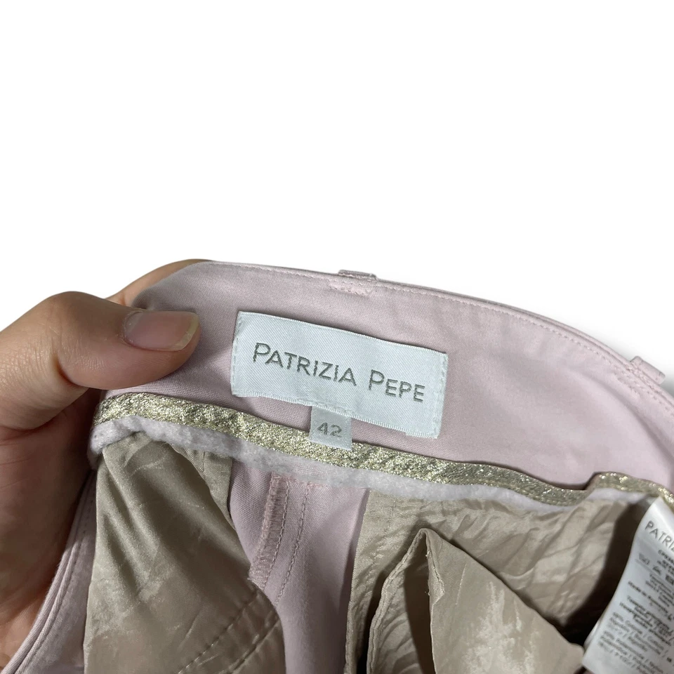 Patrizia Pepe 正装裤子女式 42 US 6 弹力职业休闲长裤 — 第 3/4 张图片