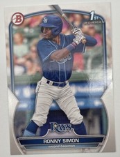 2023 Bowman Ronny Simon #BP-112 Prospects 1st Bowman Tampa Bay Rays
